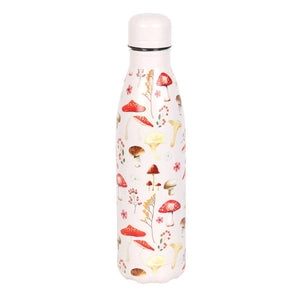 SALE - Mushroom Print Metal Water Bottle