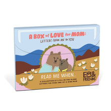 Load image into Gallery viewer, Hachette Book Group - A Box of Love for Mom Fill in the Blank Read Me When Letters
