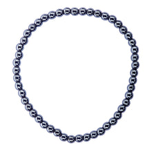 Load image into Gallery viewer, Earths Elements Wholesale - Crystal Bracelet - 4mm Hematite, pack of 5
