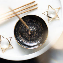 Load image into Gallery viewer, Astrology Wheel Incense Holder
