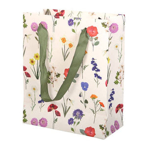 23cm Medium Wildflower Floral Gift Bag