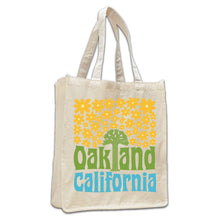 Load image into Gallery viewer, SF Mercantile - Oakland Groovy Large Canvas Shopping Tote
