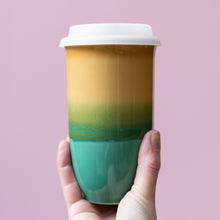 Load image into Gallery viewer, Nova Ceramics Travel Mugs - Savannah Ceramic Travel Cup 16oz | Reusable Coffee Cup
