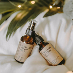 Soulistic Root - Essential Oils & Self Care Gifts - Relaxing Pillow Spray | Sleep & Linen Spray w/ Essential Oil: Amethyst Infused / 4 oz