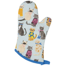 Load image into Gallery viewer, Feline Fine Cats Oven Mitts Set of 2
