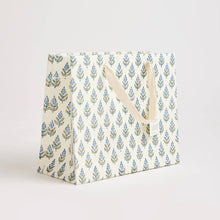 Load image into Gallery viewer, Hand Block Printed Gift Bags (Medium) - Blue Stone
