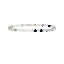 Load image into Gallery viewer, Earths Elements Wholesale - Crystal Bracelet - 4mm Fluorite, pack of 5
