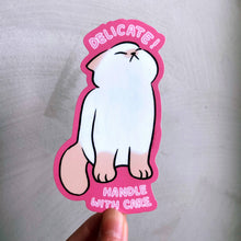 Load image into Gallery viewer, Alice Yang - Delicate Baby Cat Waterproof Vinyl Sticker
