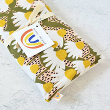 Load image into Gallery viewer, Minor Thread - Weighted Eye Pillow in White Coneflower and Linen: Lavender
