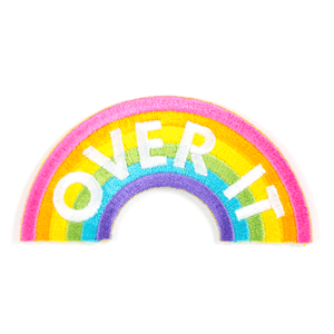 Over It Embroidered Iron-On Patch