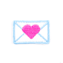 Load image into Gallery viewer, These Are Things - Love Letter Embroidered Sticker Patch: 1" x 1"
