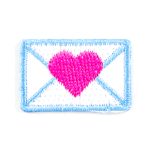 Load image into Gallery viewer, These Are Things - Love Letter Embroidered Sticker Patch: 1" x 1"
