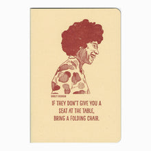 Load image into Gallery viewer, Blackbird Letterpress - Shirley Chisholm notebook
