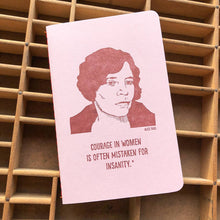Load image into Gallery viewer, Blackbird Letterpress - Alice Paul notebook
