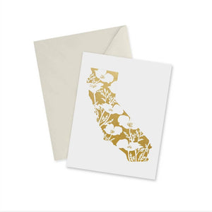 doodles.ink. - Golden State Gold Foil Notecard: Single