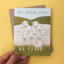 Load image into Gallery viewer, Badass Sheep Birthday Card
