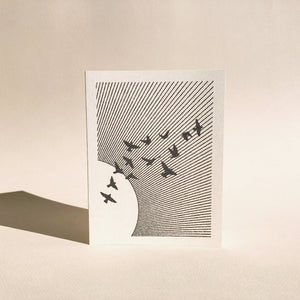 Flock everyday greeting card