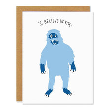 Load image into Gallery viewer, Yeti Everyday Greeting Card, Made in Canada
