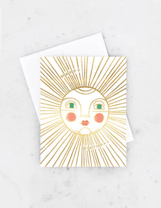 Birthday Sun Card