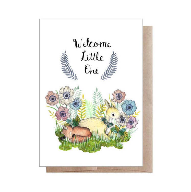 Welcome Little One Greeting Card