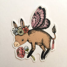 Load image into Gallery viewer, Marika Paz Illustration - Donkey Fairy Sticker
