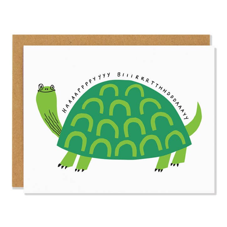 Turtle - Birthday Card