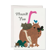 Load image into Gallery viewer, Red Cap Cards - Capybara Friend greeting card: Single

