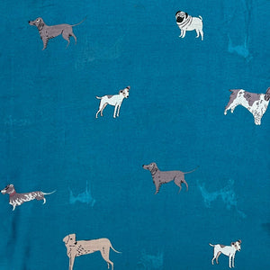 Dog printed scarf
