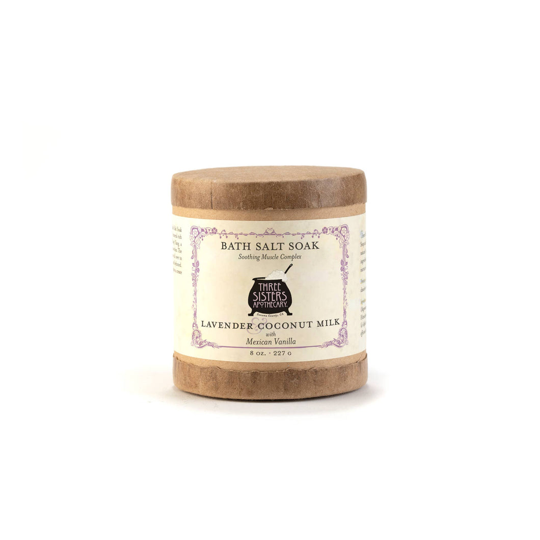 Soap Cauldron - Bath Salt Soak Lavender & Mexican Vanilla: 8 oz.