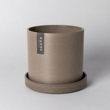 Load image into Gallery viewer, 7&quot; &amp; 4&quot; Signature Planters &amp; Saucer | Earth Tones: Tatami Sand / 7&quot; Only

