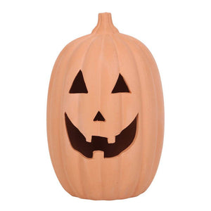 30cm Terracotta Halloween Pumpkin Decoration