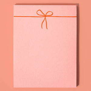 Bromstad Printing Co. - Bow - Risograph Small Notepad