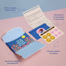 Load image into Gallery viewer, Hachette Book Group - A Box of Love for Mom Fill in the Blank Read Me When Letters
