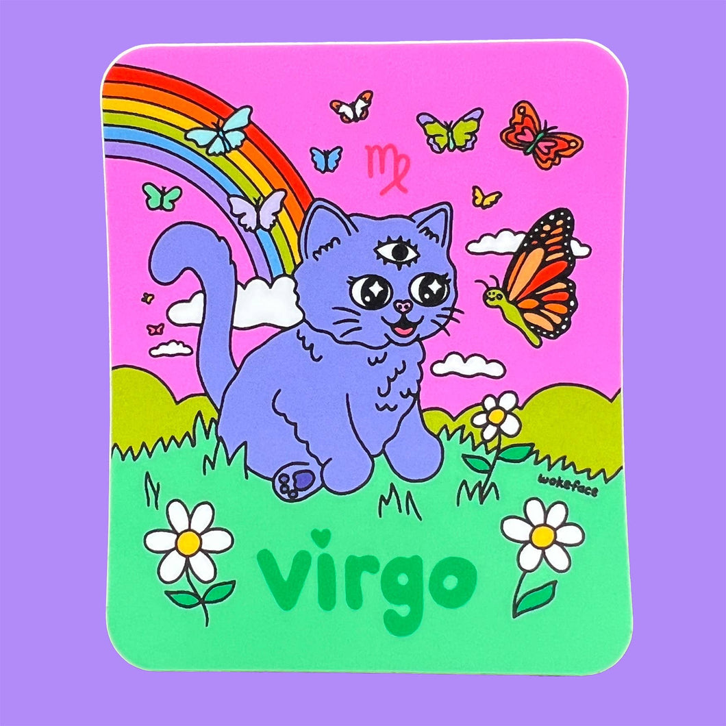 Wokeface - Sticker - Zodiac: Virgo