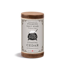 Load image into Gallery viewer, Soap Cauldron - Therapeutic Foaming Bath Salt Soak Coastal Cedar: Small
