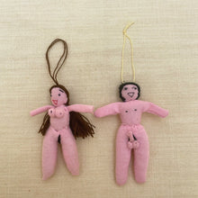 Load image into Gallery viewer, Nude Arpillera Dolls, Peru
