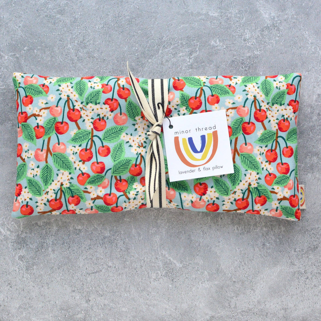 Minor Thread - Cherry Blossom Orchard Weighted Eye Pillow: Lavender