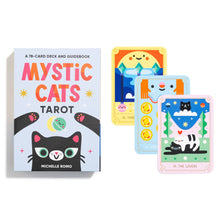Load image into Gallery viewer, Mystic Cats Tarot: A 78-Card Deck and Guidebook
