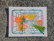 Load image into Gallery viewer, Tomato Egg | 8.5"x11" Risograph Print | Christina Hu
