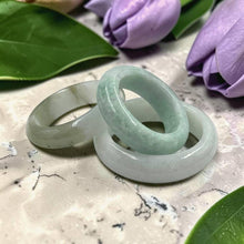 Load image into Gallery viewer, Earths Elements Wholesale - Ring - Burmese Jade, 1 dozen (12)
