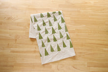 Load image into Gallery viewer, The High Fiber - Christmas Tree Tea Towel, Handprinted on Natural Cotton
