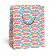 Load image into Gallery viewer, Red Cap Cards - All Over Rainbows gift bags: Medium
