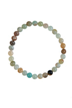 Load image into Gallery viewer, GLOSS Amazonite Stone Beaded Bracelet: 4MM
