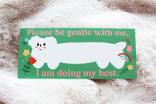 Load image into Gallery viewer, Tender Ghost - Please Be Gentle Bumper Sticker
