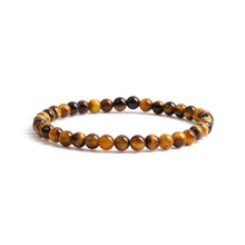 Load image into Gallery viewer, Earths Elements Wholesale - Crystal Bracelet - 4mm Tiger's Eye
