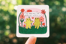 Load image into Gallery viewer, Frog Friends Sticker
