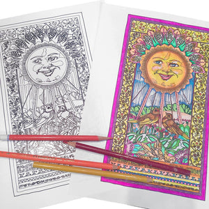 Enchanted Tarot Coloring Book