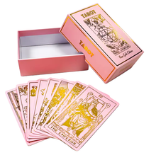 Load image into Gallery viewer, Vieux Monde - Rose Gold Tarot &amp; Guide | Classic Tarot Design and Gold Foil
