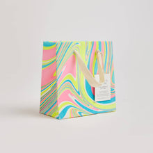Load image into Gallery viewer, Hand Marbled Gift Bags (Small) - Neon
