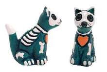 Load image into Gallery viewer, Ceramic Skelly Kitten - Small
